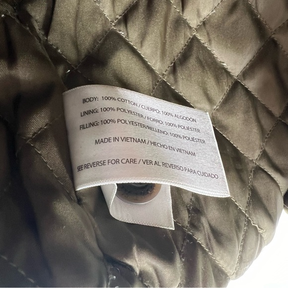 Men's Orvis Green Cotton Field Style Barn Chore Coat Jacket Size L - Picture 8 of 16